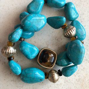 Turquoise Bead Bracelet